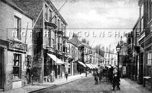 The lower end of Scunthorpe High Street looking east c.1902