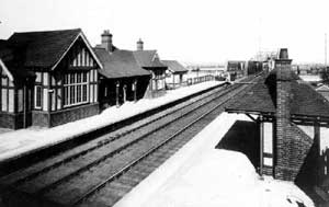 Althorpe and Keadby Station, Keadby. 	