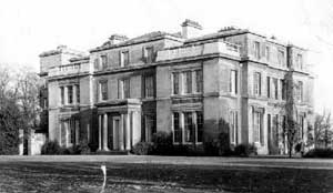 View of Normanby Hall from the west. 	