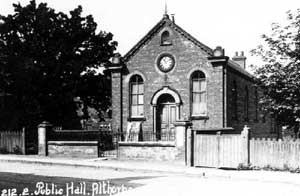 The William Stephenson Memorial Hall, Althorpe, built in 1903.	