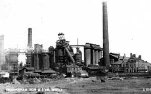 Frodingham Ironworks from the north c.1920	