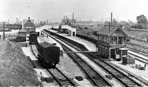 Scunthorpe and Frodingham Station. 	