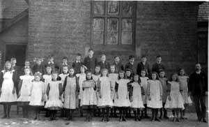 Pupils of Alkborough School. 	