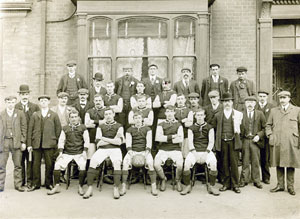 Scunthorpe United F.C., Season 1904-1905 taken by Arthur Singleton. 	