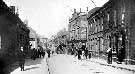 Scunthorpe High Street looking west towards Manley Street, c.1910. 	