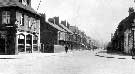 Scunthorpe High Street looking east from Britannia Corner c.1912. 	